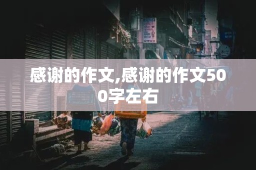 感谢的作文,感谢的作文500字左右