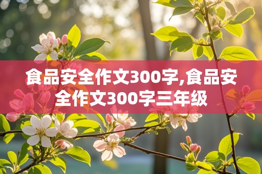 食品安全作文300字,食品安全作文300字三年级