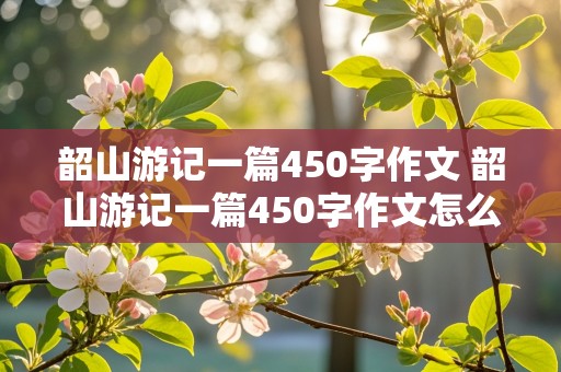 韶山游记一篇450字作文 韶山游记一篇450字作文怎么写