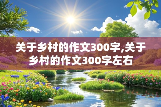 关于乡村的作文300字,关于乡村的作文300字左右