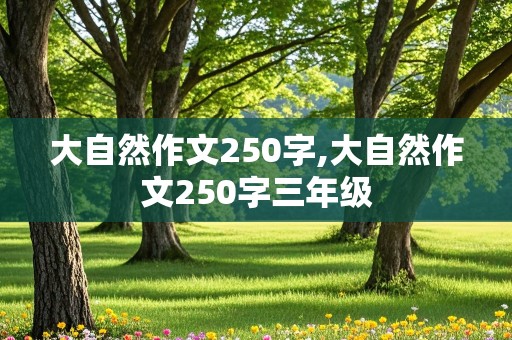 大自然作文250字,大自然作文250字三年级