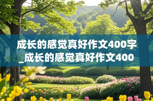 成长的感觉真好作文400字_成长的感觉真好作文400字左右