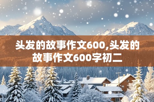 头发的故事作文600,头发的故事作文600字初二