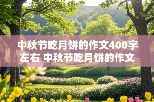 中秋节吃月饼的作文400字左右 中秋节吃月饼的作文400字左右初中