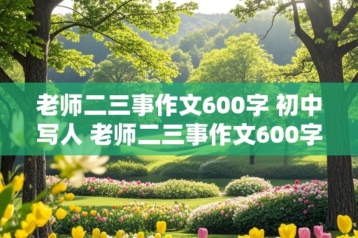 老师二三事作文600字 初中写人 老师二三事作文600字 初中写人,带小标题