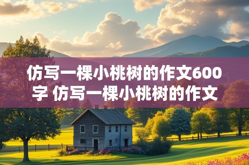 仿写一棵小桃树的作文600字 仿写一棵小桃树的作文600字托物言志