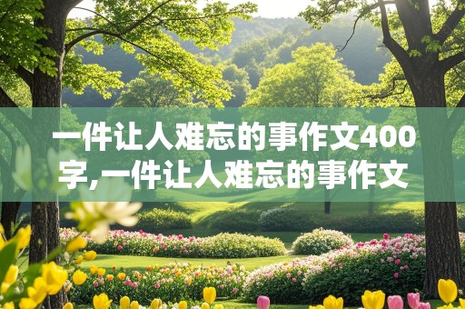 一件让人难忘的事作文400字,一件让人难忘的事作文400字左右