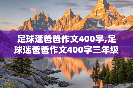 足球迷爸爸作文400字,足球迷爸爸作文400字三年级