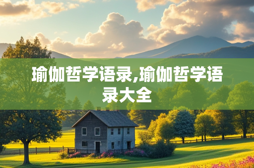 瑜伽哲学语录,瑜伽哲学语录大全