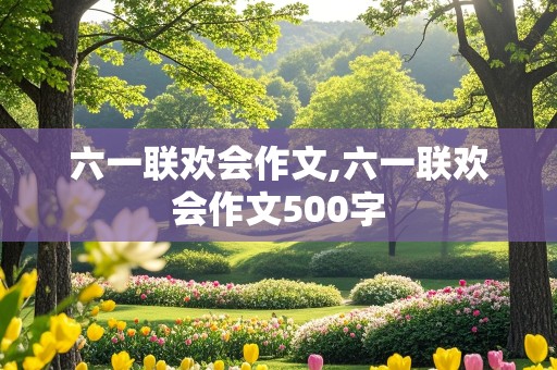 六一联欢会作文,六一联欢会作文500字