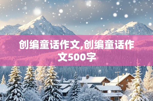 创编童话作文,创编童话作文500字