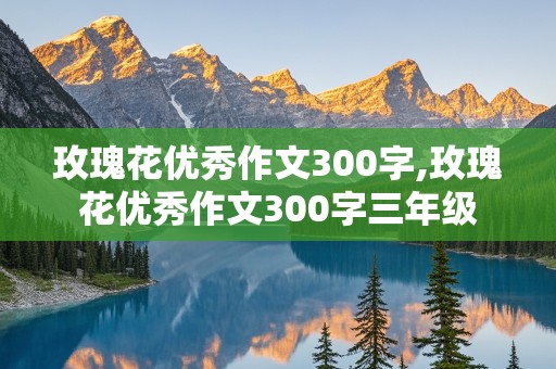 玫瑰花优秀作文300字,玫瑰花优秀作文300字三年级