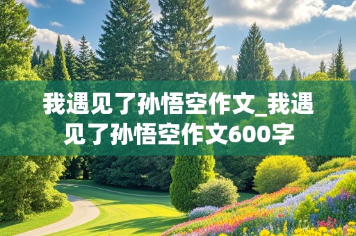 我遇见了孙悟空作文_我遇见了孙悟空作文600字