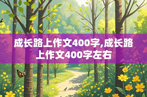 成长路上作文400字,成长路上作文400字左右