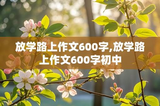 放学路上作文600字,放学路上作文600字初中