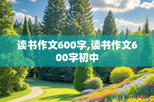 读书作文600字,读书作文600字初中