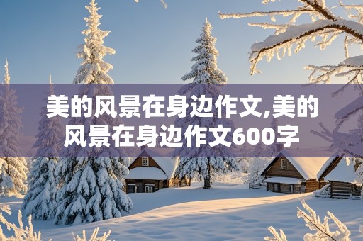 美的风景在身边作文,美的风景在身边作文600字