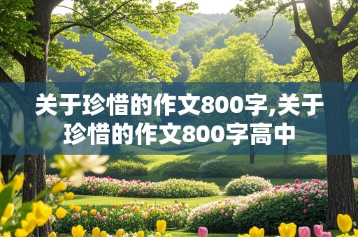 关于珍惜的作文800字,关于珍惜的作文800字高中