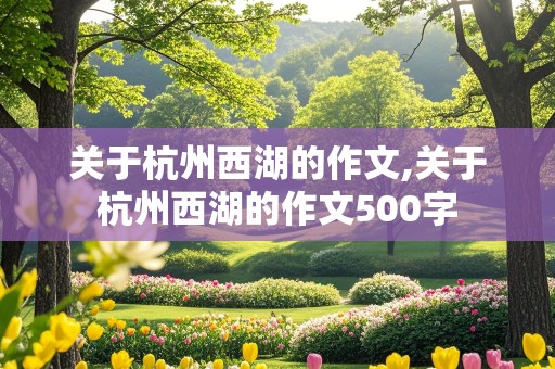 关于杭州西湖的作文,关于杭州西湖的作文500字