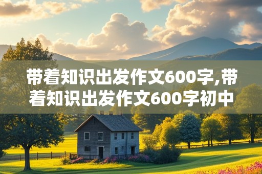 带着知识出发作文600字,带着知识出发作文600字初中