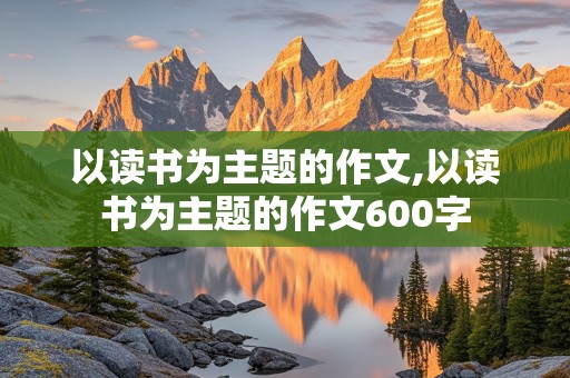 以读书为主题的作文,以读书为主题的作文600字