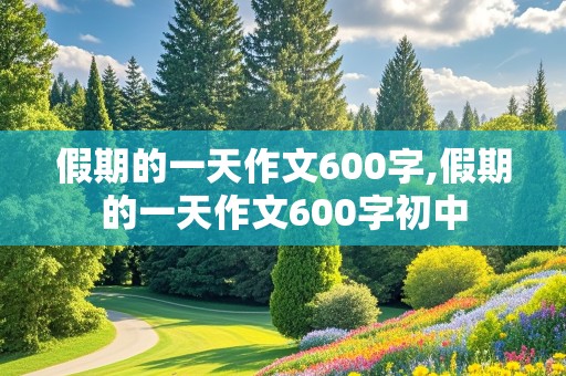 假期的一天作文600字,假期的一天作文600字初中