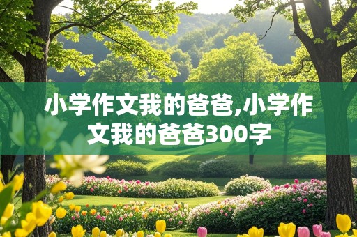 小学作文我的爸爸,小学作文我的爸爸300字