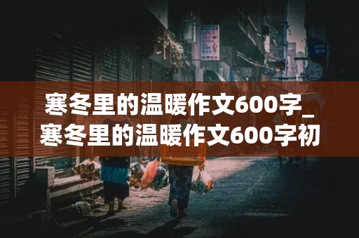 寒冬里的温暖作文600字_寒冬里的温暖作文600字初一