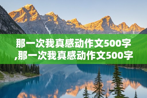 那一次我真感动作文500字,那一次我真感动作文500字初一