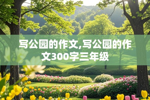 写公园的作文,写公园的作文300字三年级