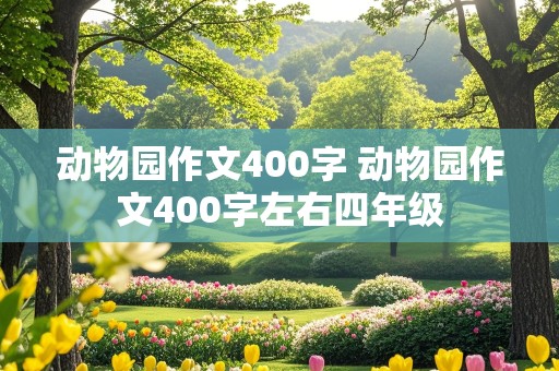 动物园作文400字 动物园作文400字左右四年级