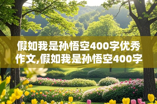 假如我是孙悟空400字优秀作文,假如我是孙悟空400字优秀作文免费