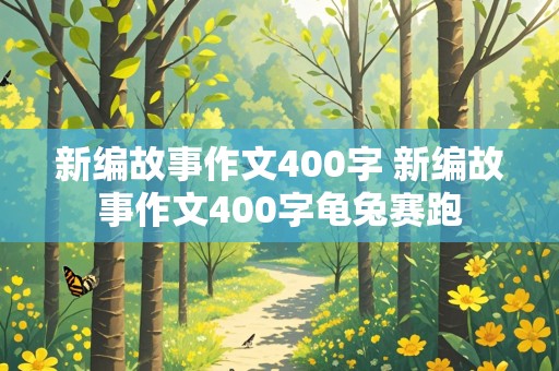 新编故事作文400字 新编故事作文400字龟兔赛跑