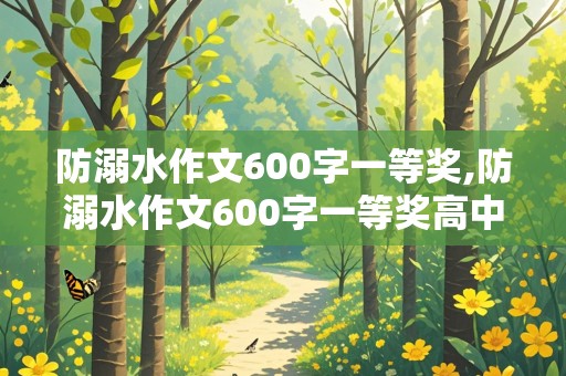 防溺水作文600字一等奖,防溺水作文600字一等奖高中生