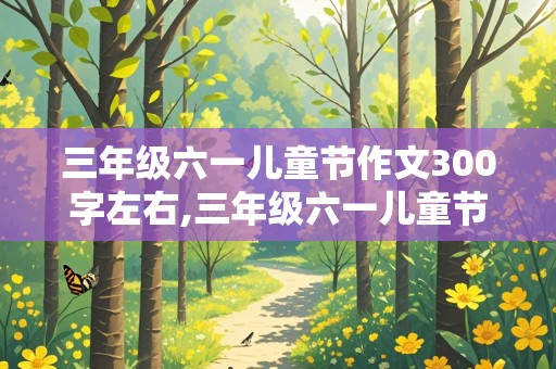 三年级六一儿童节作文300字左右,三年级六一儿童节作文300字左右怎么写