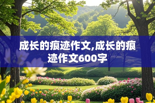 成长的痕迹作文,成长的痕迹作文600字