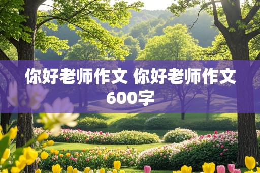 你好老师作文 你好老师作文600字