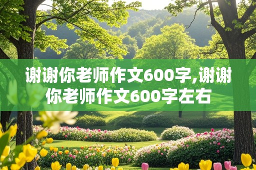 谢谢你老师作文600字,谢谢你老师作文600字左右