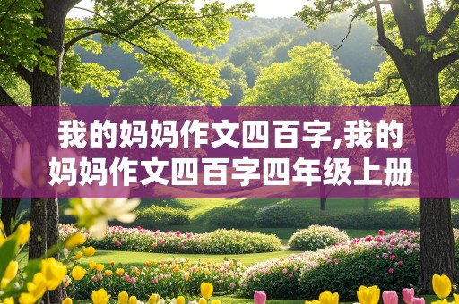 我的妈妈作文四百字,我的妈妈作文四百字四年级上册