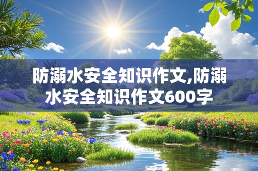 防溺水安全知识作文,防溺水安全知识作文600字