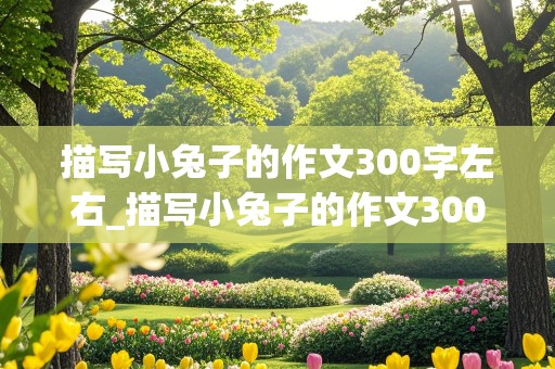 描写小兔子的作文300字左右_描写小兔子的作文300字左右优秀