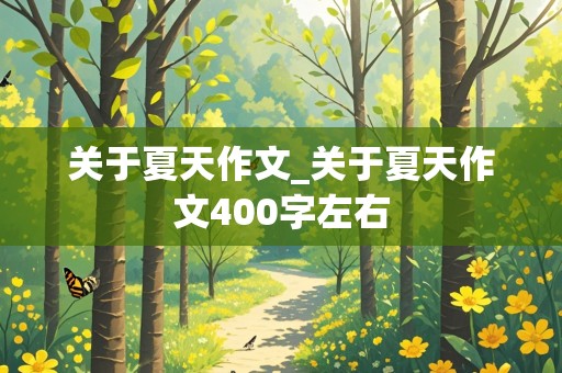 关于夏天作文_关于夏天作文400字左右