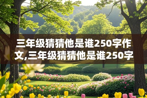 三年级猜猜他是谁250字作文,三年级猜猜他是谁250字作文猜猜她是谁