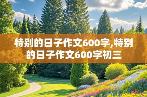 特别的日子作文600字,特别的日子作文600字初三