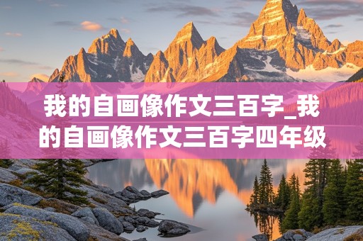 我的自画像作文三百字_我的自画像作文三百字四年级