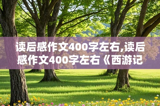 读后感作文400字左右,读后感作文400字左右《西游记》