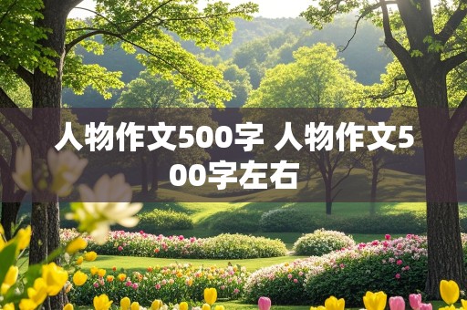 人物作文500字 人物作文500字左右