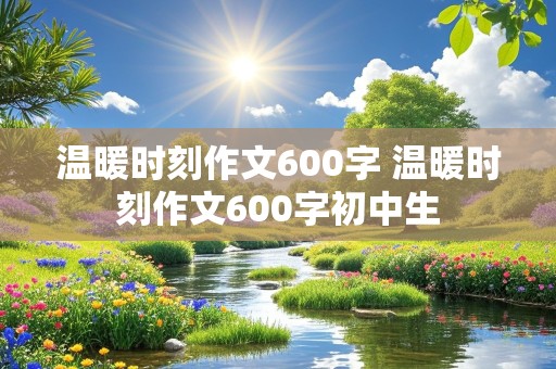 温暖时刻作文600字 温暖时刻作文600字初中生