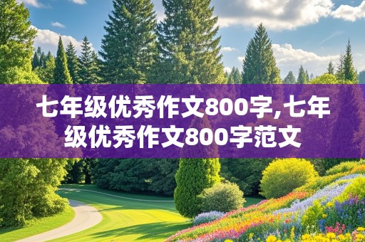 七年级优秀作文800字,七年级优秀作文800字范文