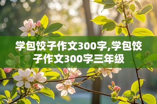 学包饺子作文300字,学包饺子作文300字三年级